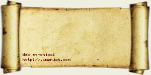 Una Čalošević vizit kartica